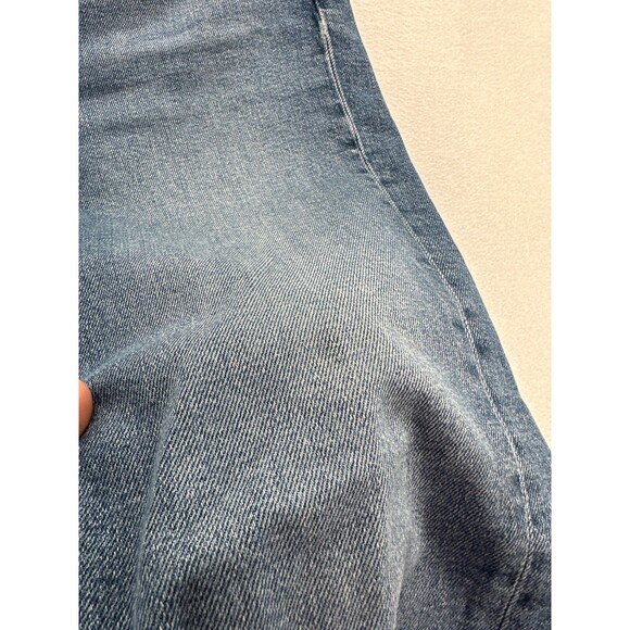 Re/Done 70's Stove Pipe Jeans Size 26 In Mid 70's Wash Button Fly Raw Hem Pocket - Picture 8 of 16